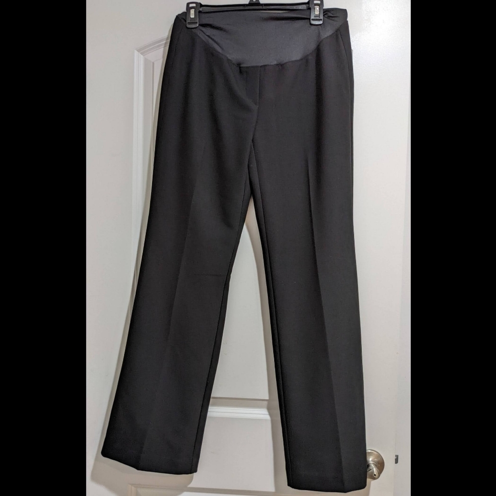 Black Maternity Dress Pants